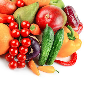 各种新鲜蔬菜和水果治疗饮食和营养的基础